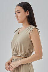 Emerson Shoulder Drawstring Top