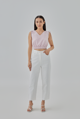 Emerson Shoulder Drawstring Top