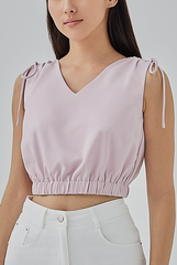 Emerson Shoulder Drawstring Top