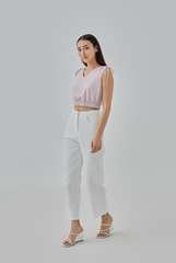 Emerson Shoulder Drawstring Top