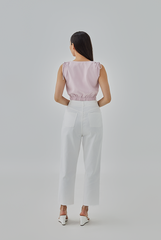 Emerson Shoulder Drawstring Top