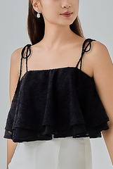 Alitzel Floral Textured Tent Top