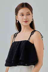 Alitzel Floral Textured Tent Top