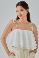 Alitzel Floral Textured Tent Top