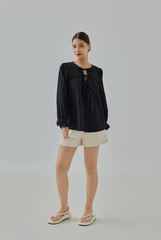 Darcy Front Tie Blouse
