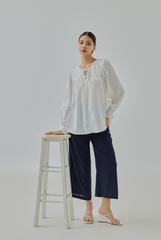 Darcy Front Tie Blouse