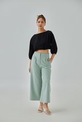 Caryn Textured Blouson Top