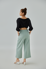 Caryn Textured Blouson Top