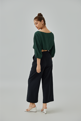 Caryn Textured Blouson Top