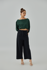 Caryn Textured Blouson Top