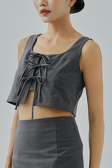 Ivey Front Tie Top