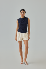 Diane Ribbed Knit Tunic Top