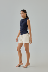 Diane Ribbed Knit Tunic Top