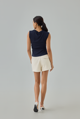 Diane Ribbed Knit Tunic Top