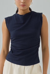 Diane Ribbed Knit Tunic Top