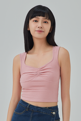 Josephine Ruched Crop Top