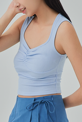 Josephine Ruched Crop Top