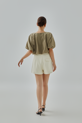 Blaise Bubble Blouse Top