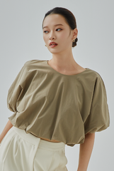 Blaise Bubble Blouse Top