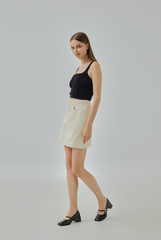 Briella Ruched Corset Crop Top