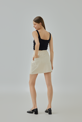 Briella Ruched Corset Crop Top