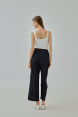 Briella Ruched Corset Crop Top