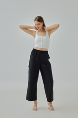 Briella Ruched Corset Crop Top
