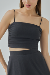 Samantha Side Ruched Padded Top