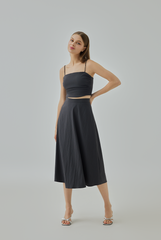 Samantha Side Ruched Padded Top