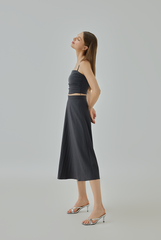 Samantha Side Ruched Padded Top