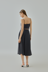 Samantha Side Ruched Padded Top