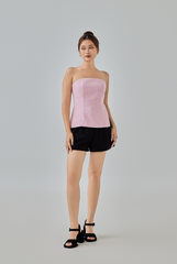 Avani Tweed Tube Top