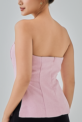 Avani Tweed Tube Top