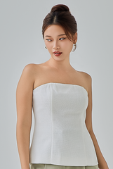 Avani Tweed Tube Top