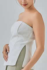 Avani Tweed Tube Top