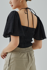 Azalea Butterfly Sleeves Top