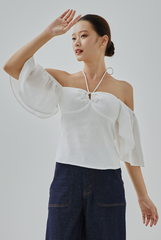 Azalea Butterfly Sleeves Top
