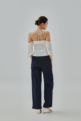 Azalea Butterfly Sleeves Top