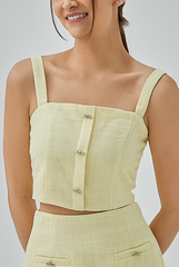 Hope Tweed Crop Top