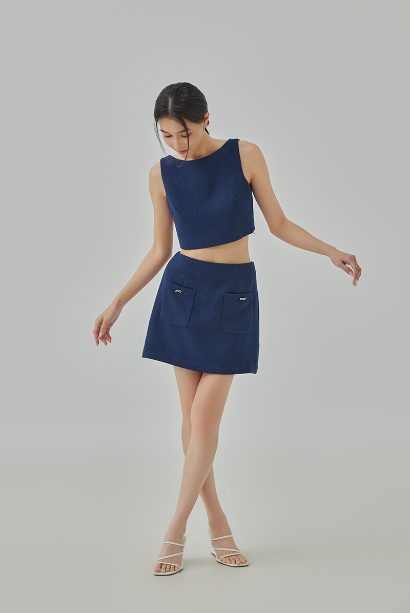 Hope V-Back Crop Top