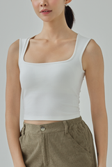 Lila Square Neck Tank Top