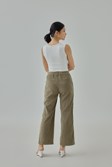 Lila Square Neck Tank Top