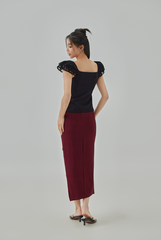 Julianna Eyelet Cap Sleeve Top