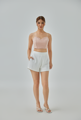 Celesta Floral Lace Textured Camisole