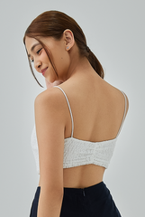 Celesta Floral Lace Textured Camisole