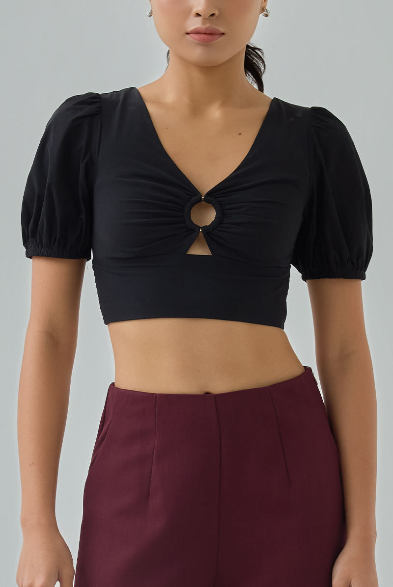 Ferryn Ring Detail Crop Top