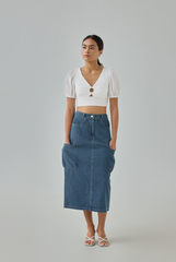 Ferryn Ring Detail Crop Top