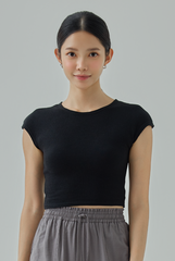 Miley Waffle Knit Crop Top