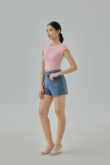 Miley Waffle Knit Crop Top