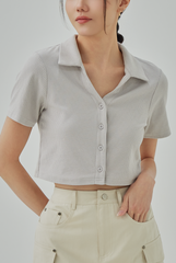 Kyrie Ribbed Knit Crop Top